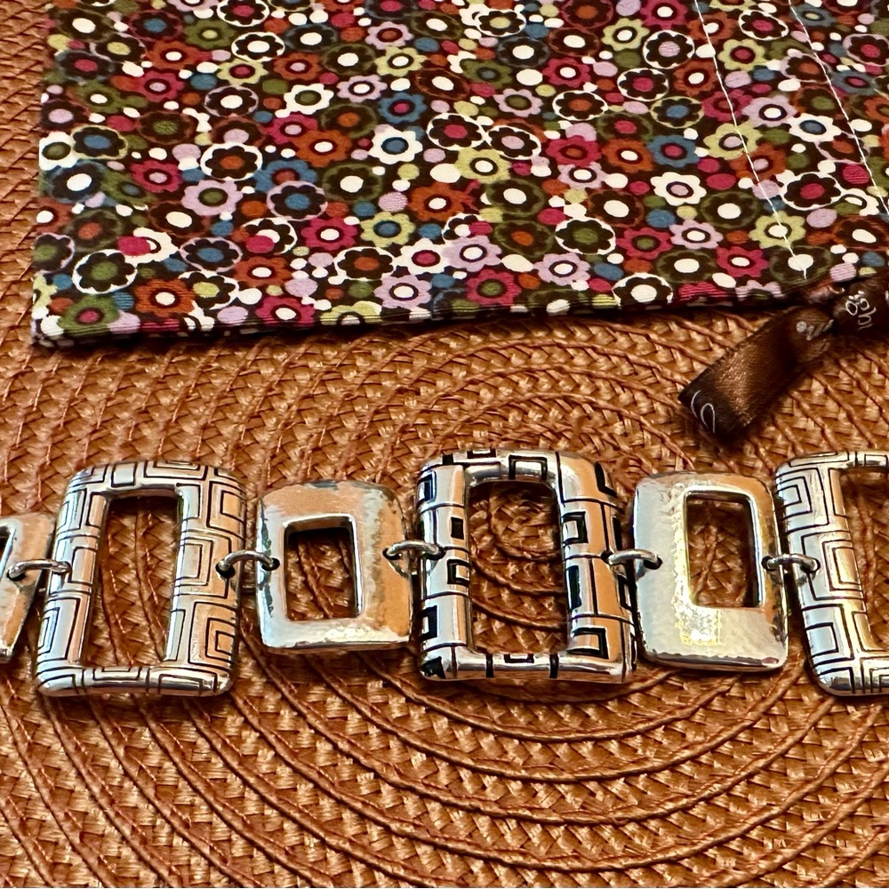 Brighton Geometric Silver Statement Bracelet - image 5